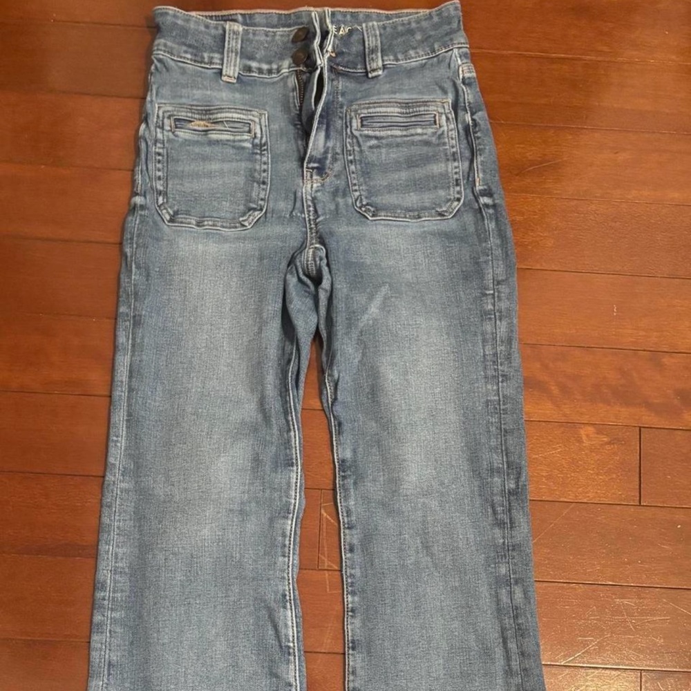 American Eagle Outfitters Blue Flare Jeans